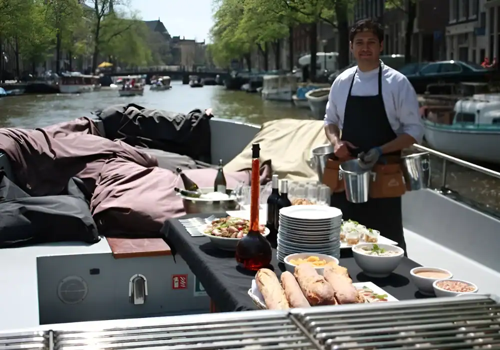 Prive chef op de oesterboot amsterdam