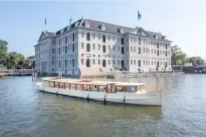 The Titanic saloon boat during a cruise for the Maritime Museum