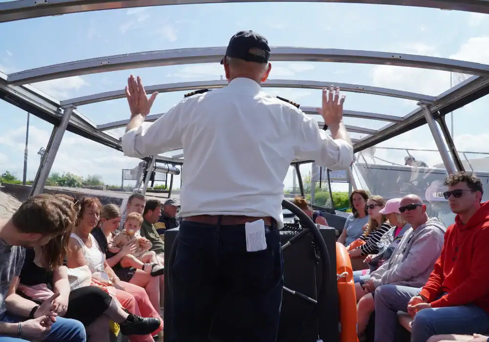Family Outing on a boat in Volendam