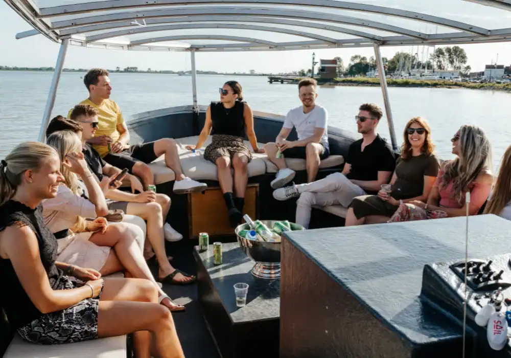 Team Outing on a boat in Volendam