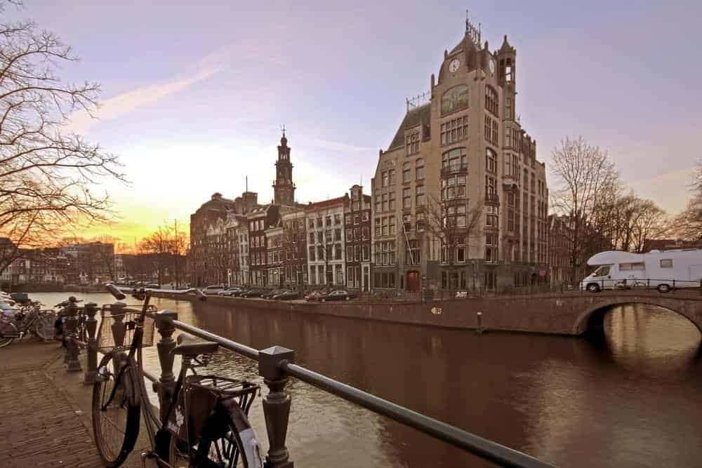 Straße im Jordaan-Viertel Amsterdam