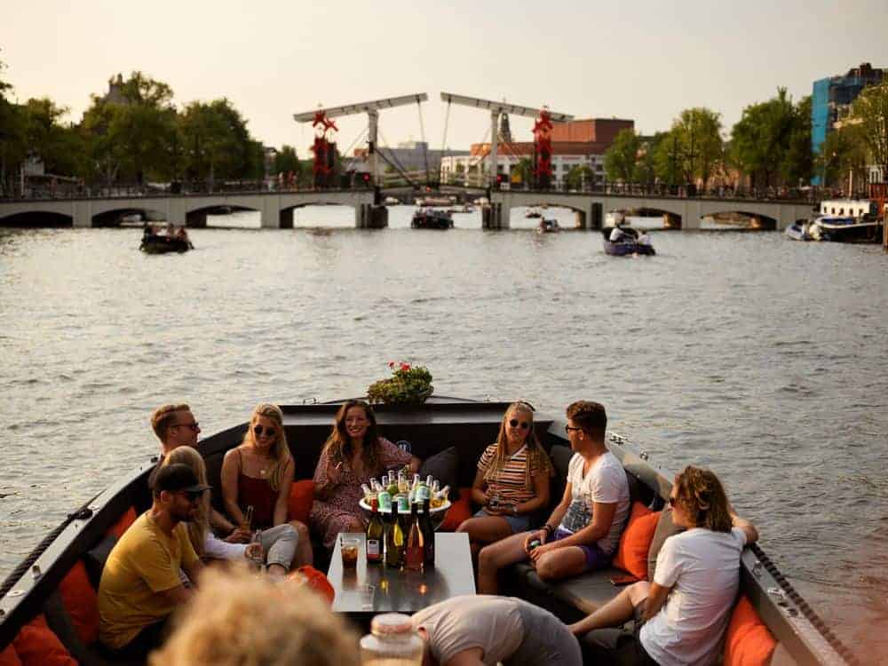 Grachtenfahrt in Amsterdam