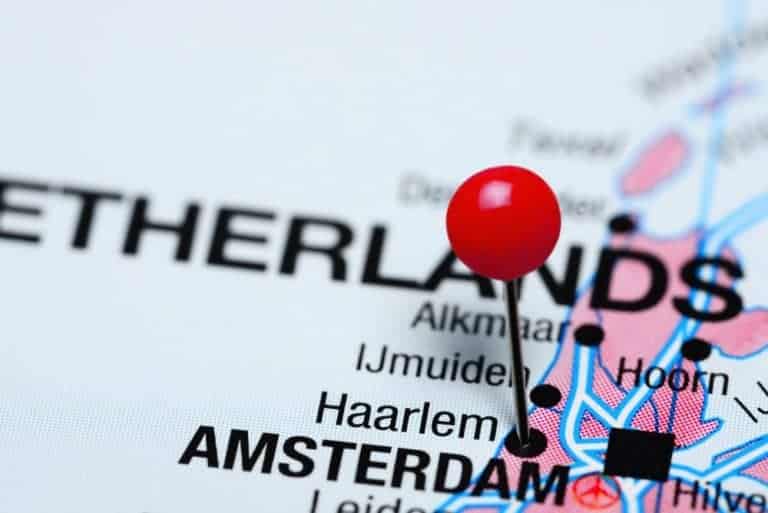 Ligging Haarlem kaart Location Haarlem map