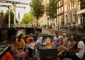 Luxe grachten rondvaart uitgelichte foto