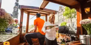 Luxury saloon boat with skipper and host