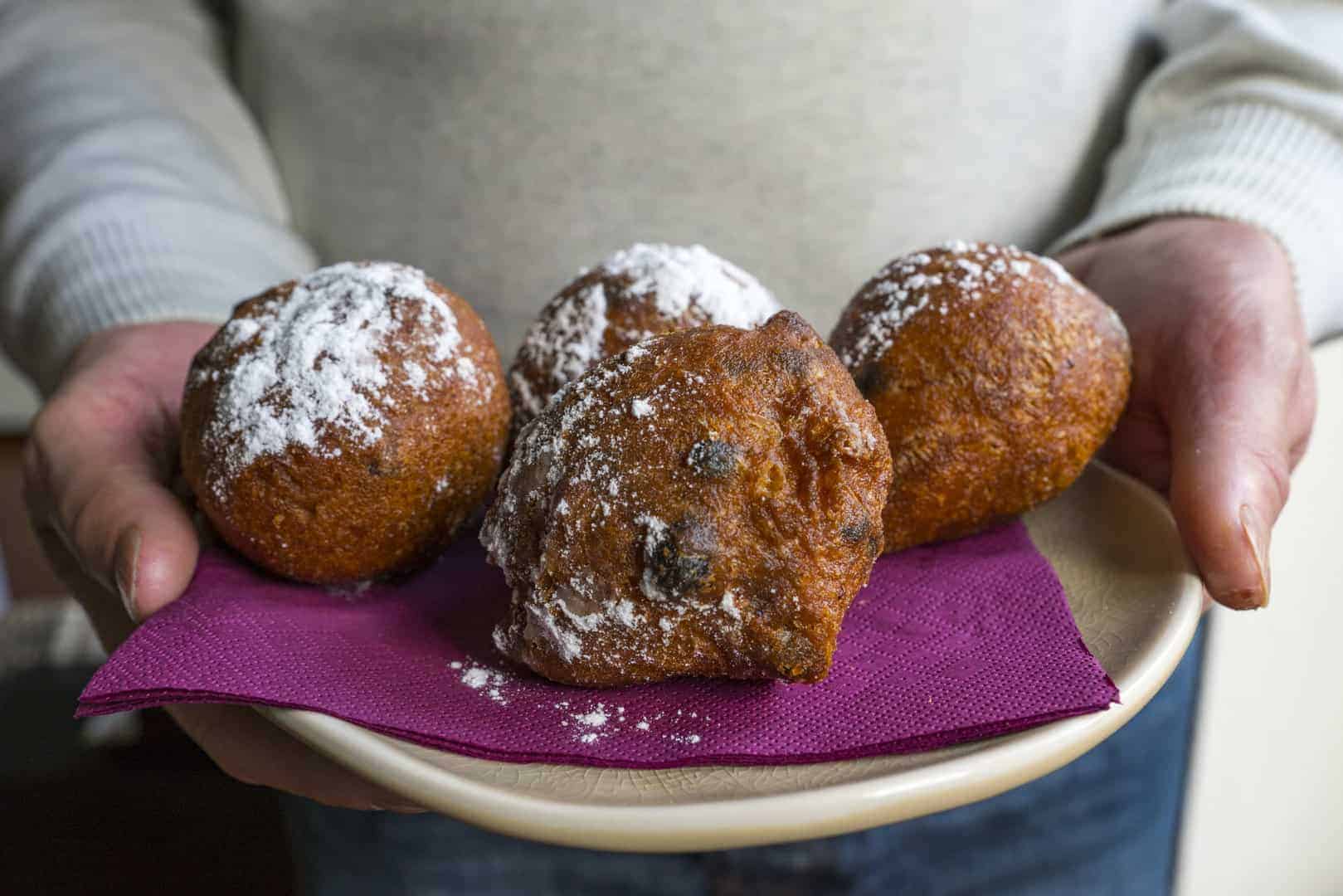 Krapfen auf einem Teller