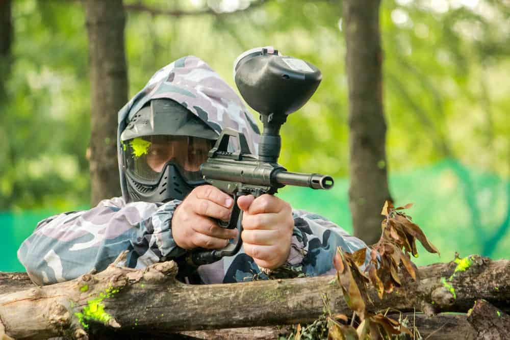 Paintballen tijdens een bedrijfsuitje