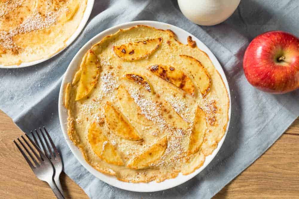 Pannekoek met appel