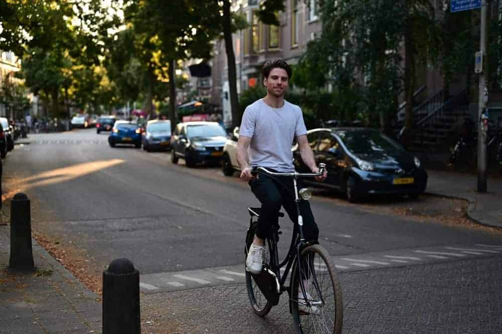 Fahrradfahren in Amsterdam