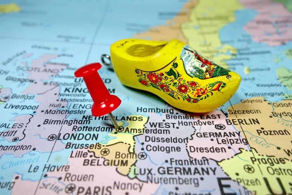 pin op de wereldkaart
