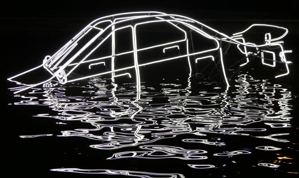 kunstwerken tijdens het Light Festival Amsterdam