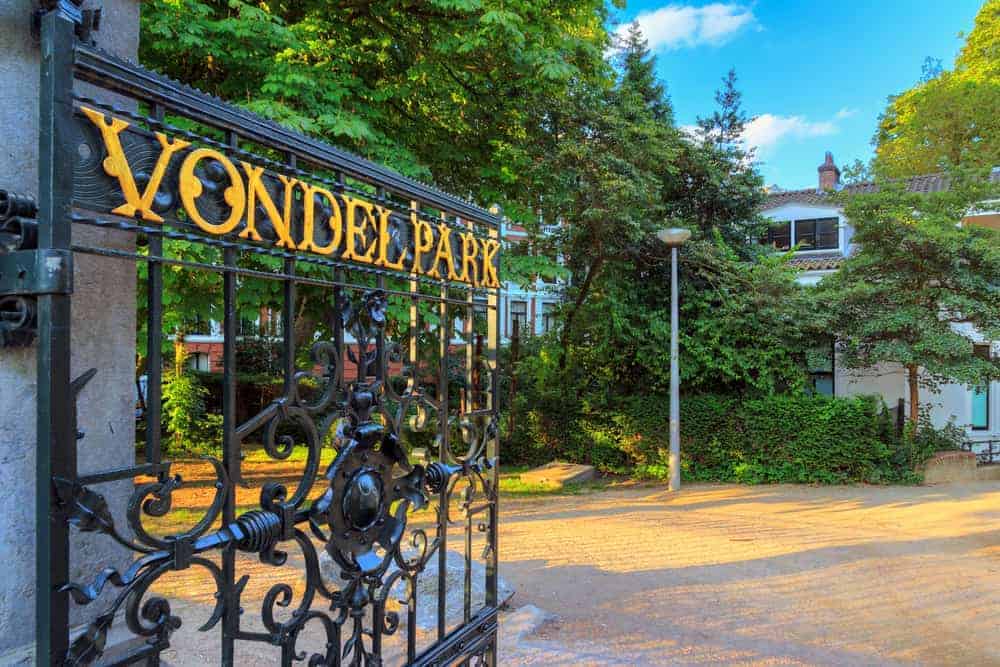 Eingang Vondelpark